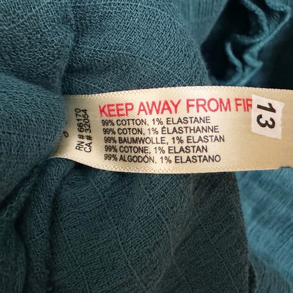 NWT Free People Inessa Ruffle Midi Dress Dragonfly Turquoise - Picture 6 of 7